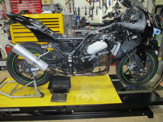 ニンジャ２５０Ｒ NINJA250R 不動車修理 リコール作業 杉並区 練馬区 武蔵野市 バイク 修理（Ｂーｔｒｕｅの作業実績  2019/05/17）｜バイクの整備・メンテナンス・修理なら【グーバイク】