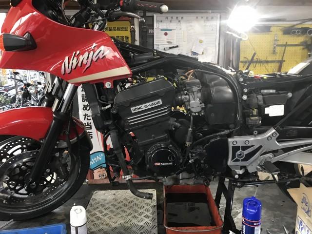 GPZ900R 忍者 美車 ウォーターポンプ オイル漏れ ラジエータホース 