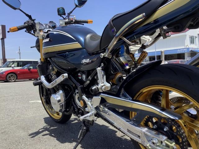 カワサキ Z900RS Gセンス製フロントフォーク・ポリッシュマイ