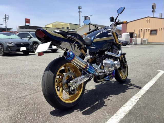 カワサキ Z900RS Gセンス製フロントフォーク・ポリッシュマイ