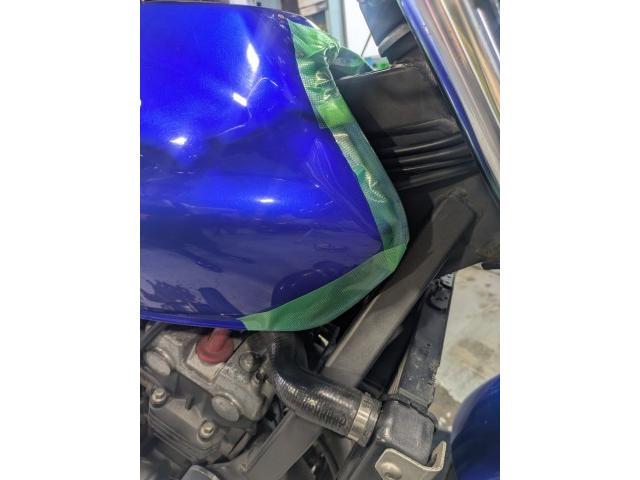 ホーネット250フロントフォークO/H消耗品交換（GAS BASEの作業