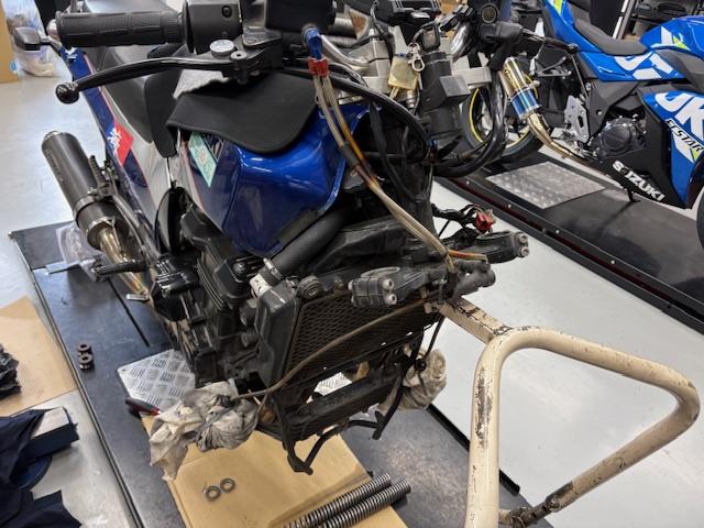 GPZ900Rフロントフォークオーバーホール