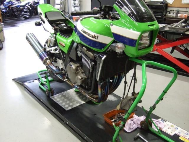 ZRX1200Rフロントフォークオーバーホール