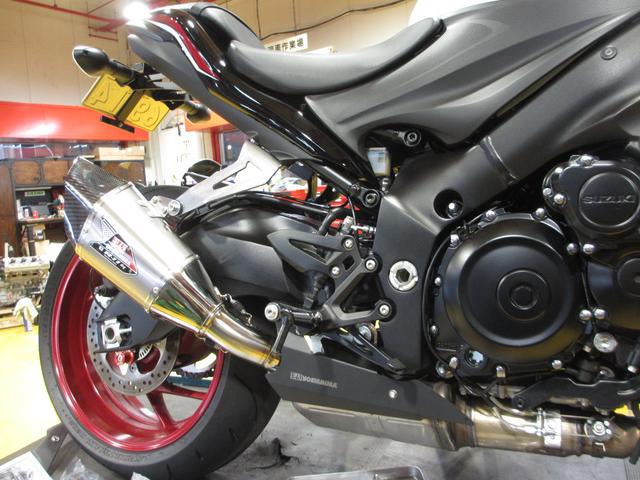 GSX-S1000ヨシムラスリップオンマフラー交換＆初回点検（株式会社