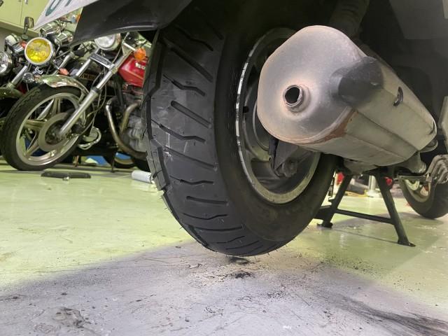 ホンダ　フュージョン　リヤタイヤ交換