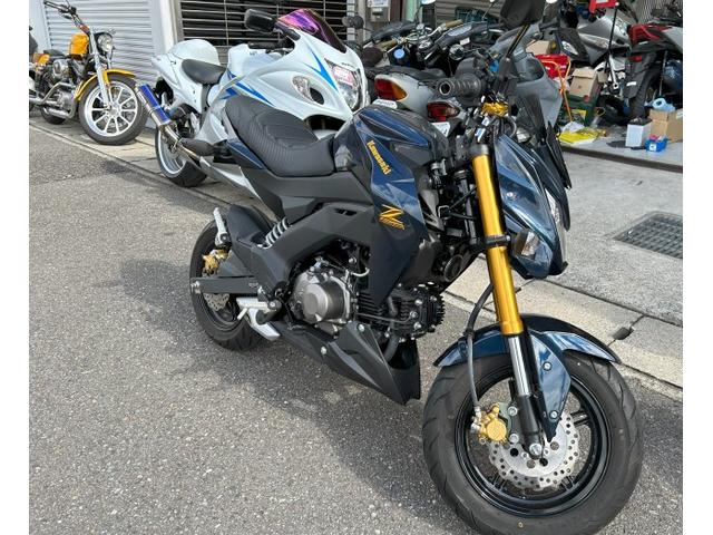 カワサキ Ｚ１２５ＰＲＯ ハンドル交換 持ち込み部品交換 取り付け カスタム １２５ｃｃ 神戸市西区バイクカスタム ＢＲ１２５Ｈ  バイクしらさぎ（ＴＥＣＨＮＩＣＡＬ ＳＨＯＰ しらさぎ 合同会社 しらさぎの作業実績 2023/11/28）｜バイクの整備・メンテナンス・修理なら  ...