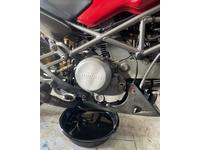 ドゥカティ　モンスター４００　　エンジンオイル交換　　スイッチ