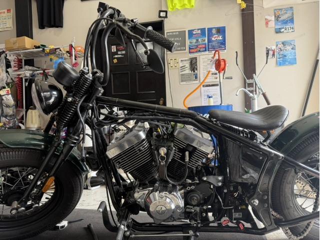 サンダー２５０　ハンドル交換