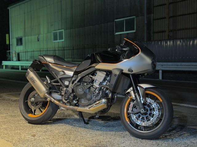 ホンダ　ＨＡＷＫ１１　オリジナルエキパイ制作