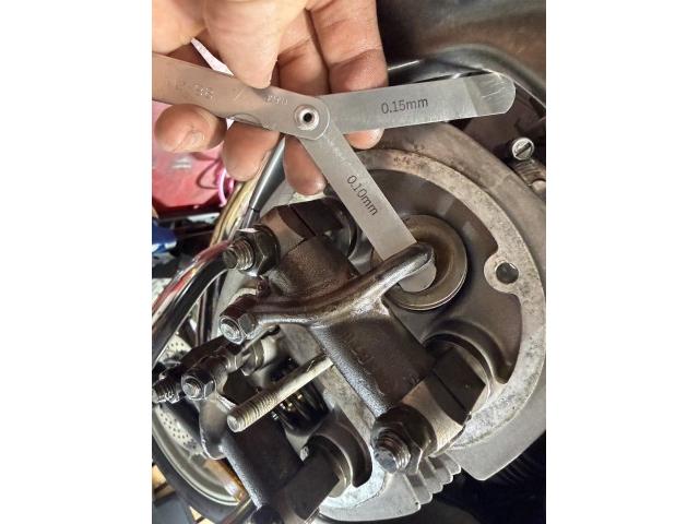 Ｒ１００ＲＳ　バルブクリアランス調整