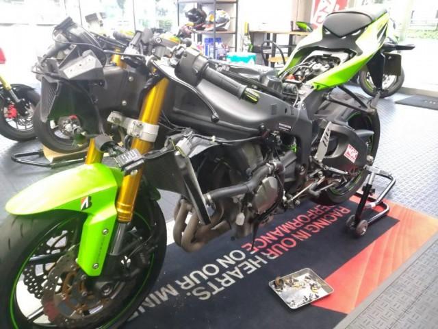 Ninja ZX-6R、車検（バイクショップ ラリマーの作業実績 2023/10/23）｜バイクの整備・メンテナンス・修理なら【グーバイク】