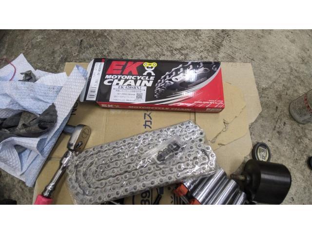 YZF-R125 5D7 チェーン交換