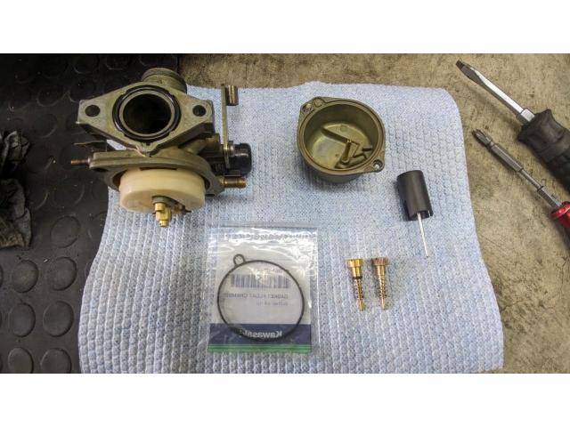 KSR110　キャブレターオーバーホール