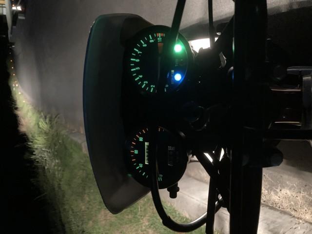 夜間走行テストしました。