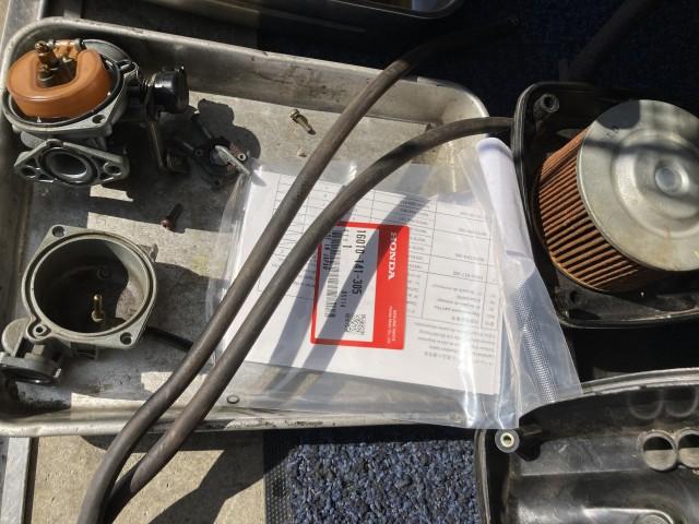 分解掃除とPK類の新品交換です。