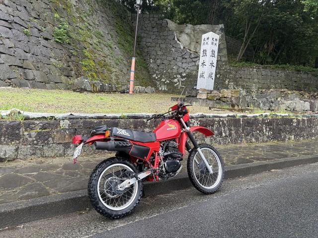 熊本城までテスト走行