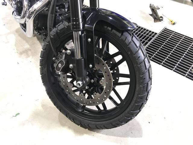 ハーレーダビッドソン タイヤ交換 XL1200CX ロードスター SHINKO E705 