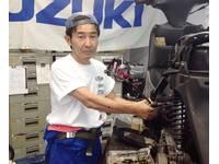 スズキのバイクの修理は私にお任せ下さい! 資格:国家2級整備士、スズキ2級整備士、検査主任